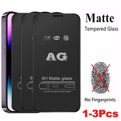 Frosted Matte Screen Protector For iPhone 16 Pro Max 17 15 13 14 11 12 XR Xs Xs 7 8 Plus 13 Mini 17 Air 16promax Tempered Glass
