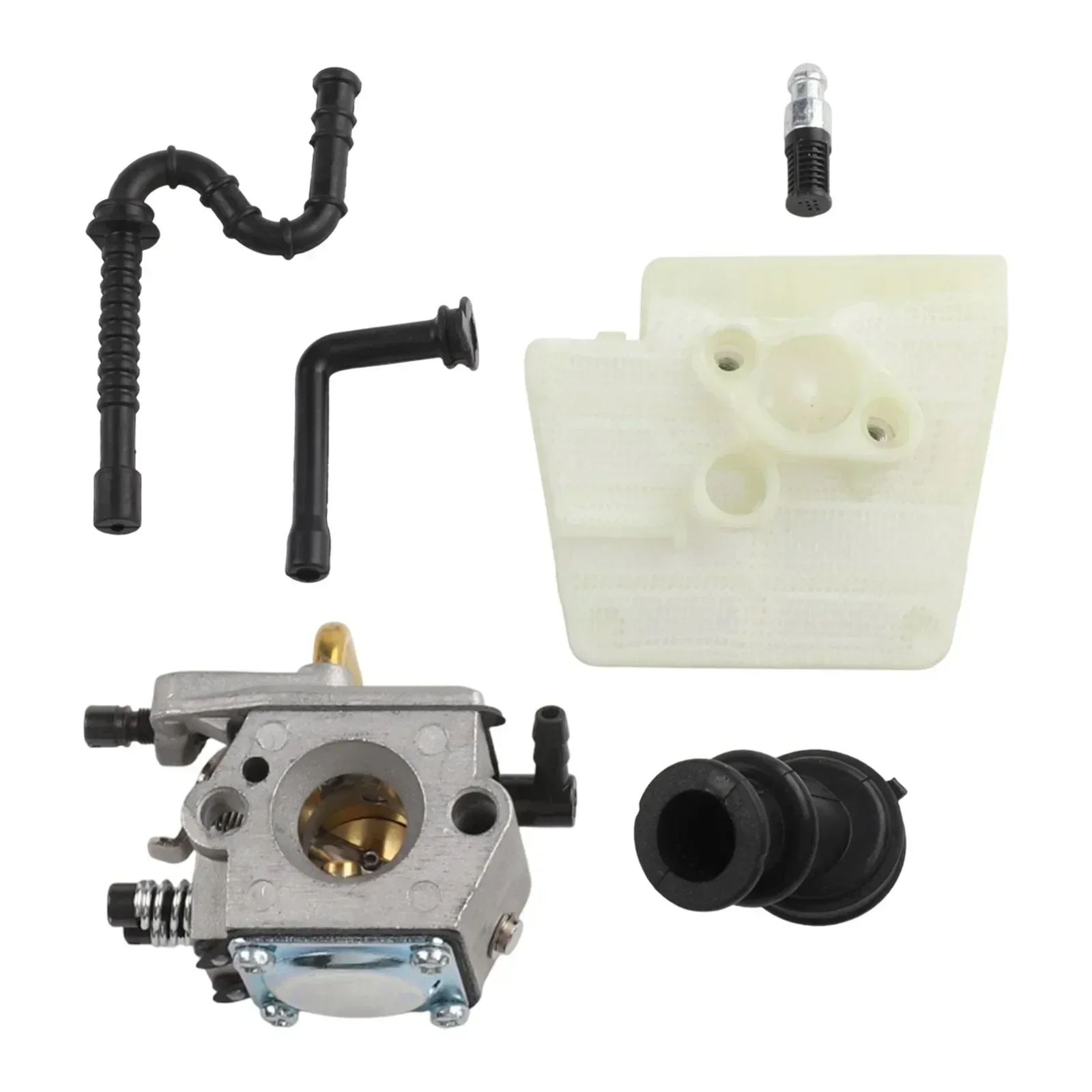 

Карбюратор для газонокосилки, комплект карбюратора, совместимый с MS240, совместимый с MS260, улучшенная производительность для газона