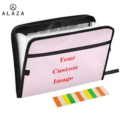 Luxury A4 File Folder Document Bag Business Briefcase Storage Organizer Bag Custom image Stationery School Office Supplies