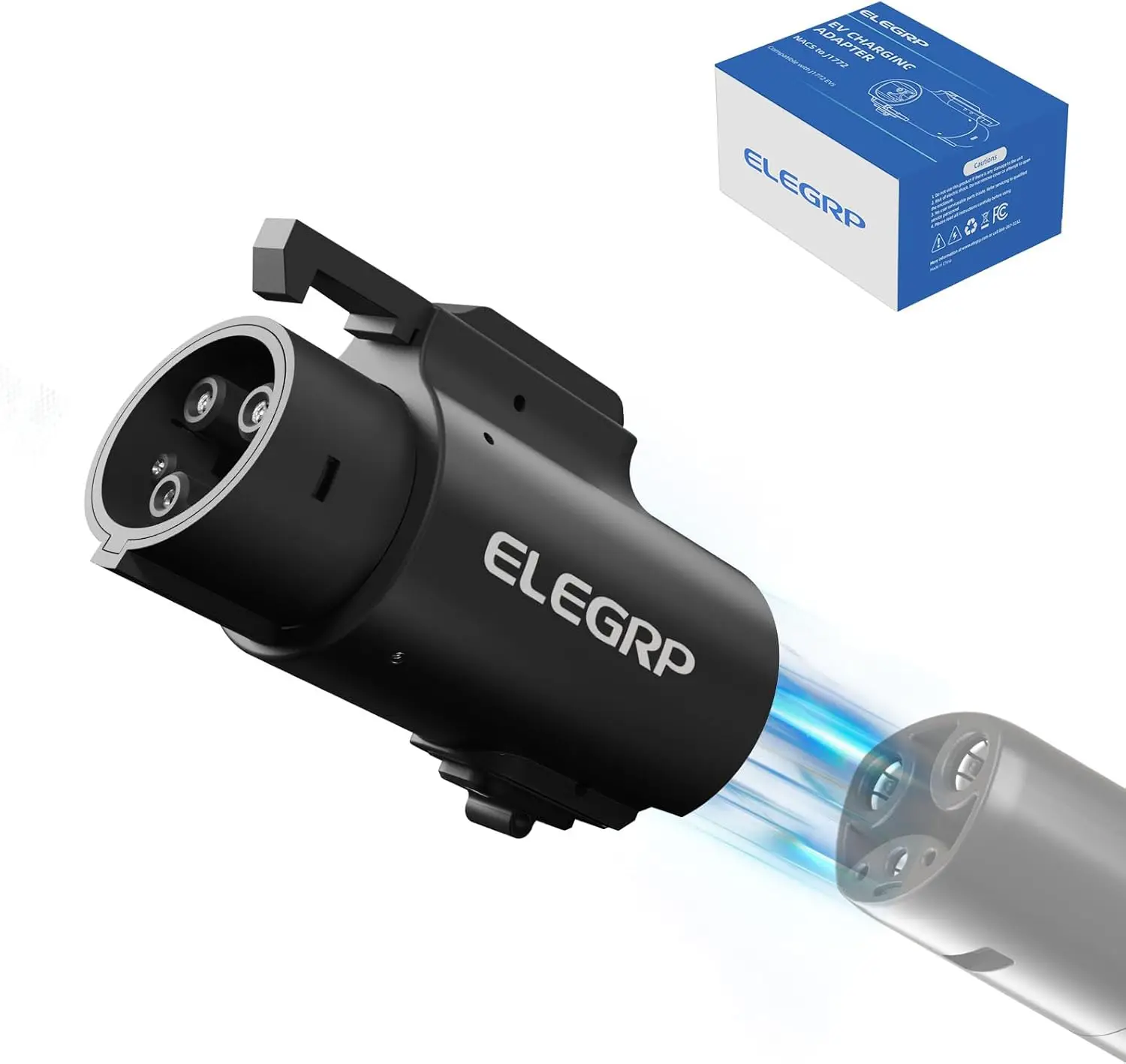 

ELEGRP Hot Sale Bulk IP54 Weatherproof To J1772 Charging Adapter, NACS To J1772 Adapter For Level 2 Charging Connector