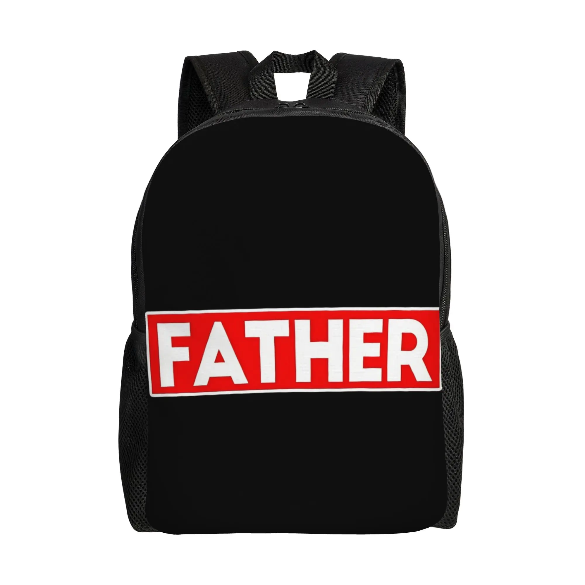 

Back to school season FATHER Bookbag Father's Day Couple Fashionable Backpack