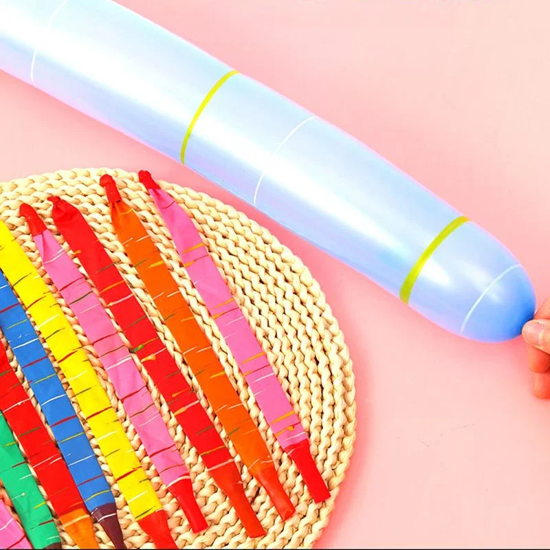 10/20 szt. Latające balony rakietowe dla dzieci śmieszne wiele kolorów gumowe długie balony zabawki na zewnątrz klasyczne dekoracje na przyjęcie urodzinowe balonowe