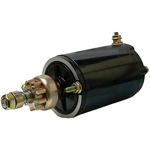 Starter Replacement For Omc Johnson Evinrude 20 25 28 30 35 Hp HP 1969-1994, 583473, 585059, Mot2005L, 5390 18-5627, E20E E20El