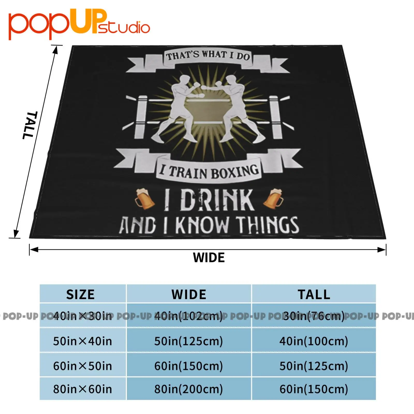 That S What I Do Train Boxing Drink and Know Things، بطانية فائقة النعومة، غطاء أريكة شتوي، أغطية سرير #5