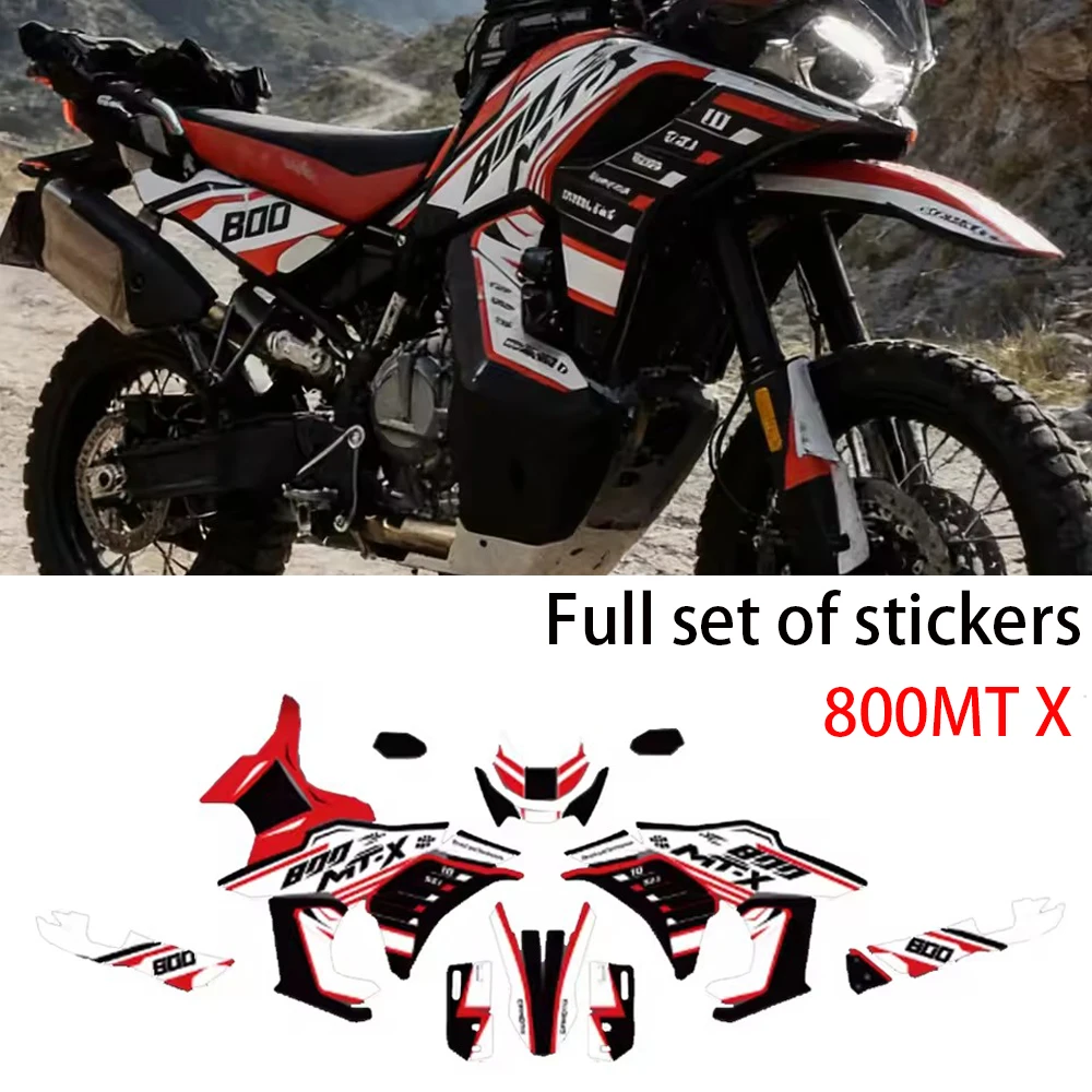 

Для CFMOTO 800MT-X наклейки на корпус мотоцикла модифицированные аксессуары 800MTX водонепроницаемый полный набор наклеек 800 MTXкреативные наклейки