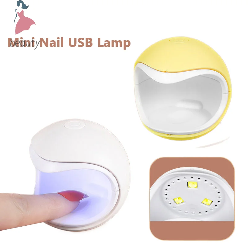 Mini secador rápido de uñas 30S, lámpara UV LED USB, máquina de huevos de manicura, equipo profesional de un solo dedo, herramienta de Arte de uñas, curado de Gel