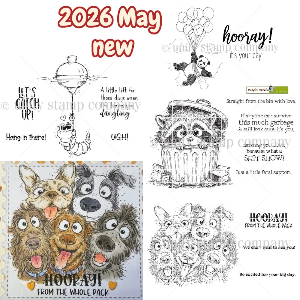 

2026 May new animal Framework Metal Cut dies and Stamps for DIY Scrapbooking Photo Album Embossing Decorative Paper Cards