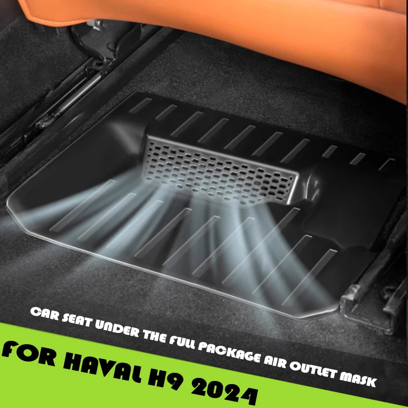 Car Seat Under The Full Package Air Outlet Mask Fit for Haval H9 2024 Car Seat Under The Air Outlet Panel Interior Accessories