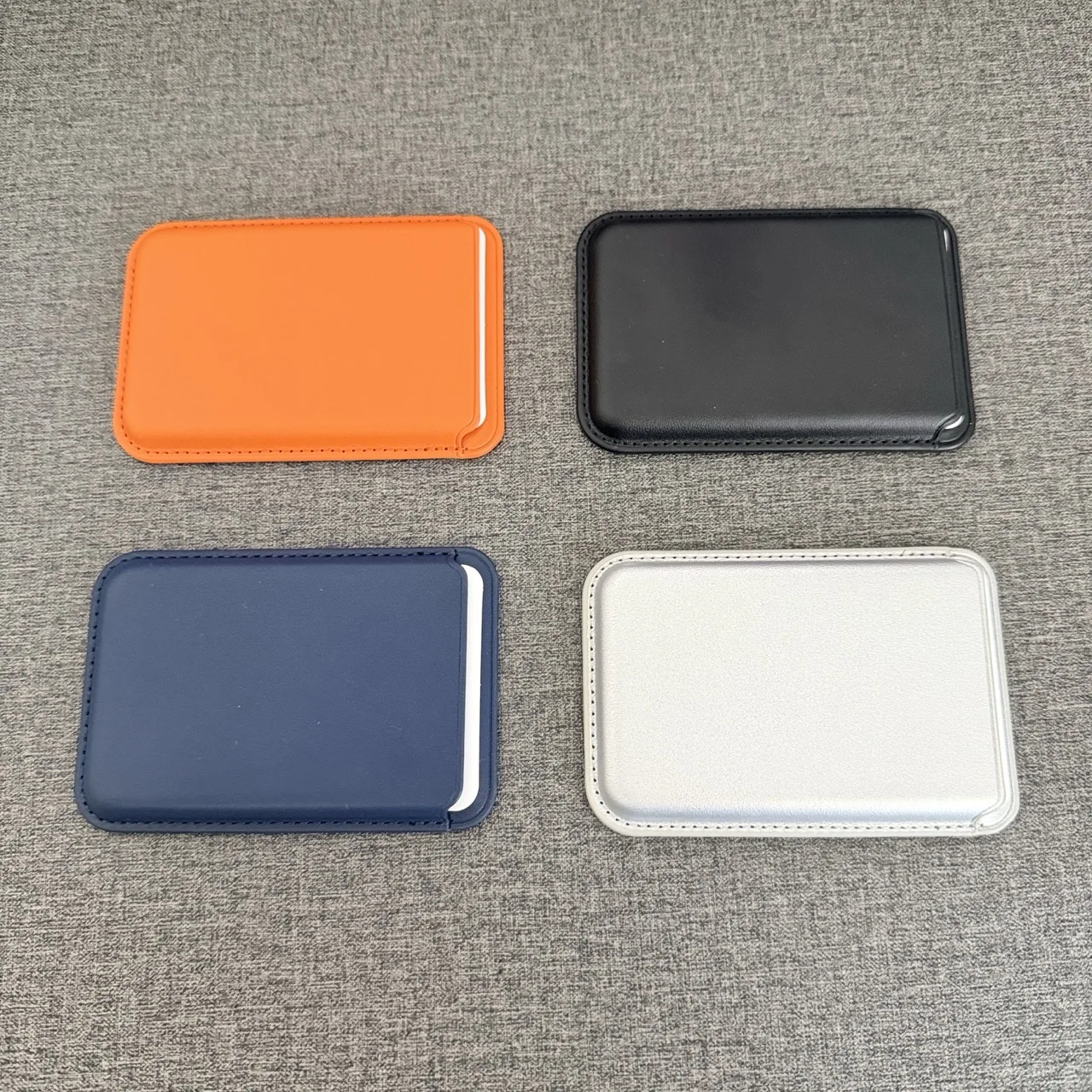 Buddhist Lucky Sticker Ornament Leather Magnetic Card Holder For Phone Wallet Upgraded Strong Magnet