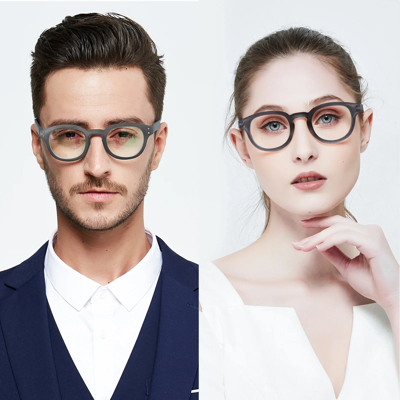 Meeshow Japen New Reading Glasses Anti blue ray eyeglasses Style Quality Spring Men Women blue light blocking UV400 1513