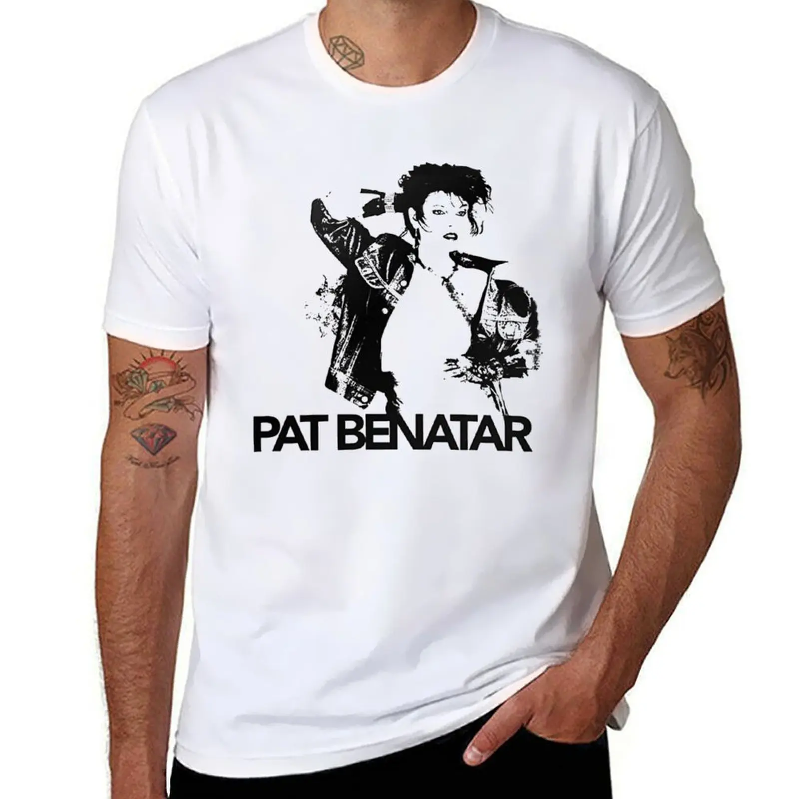 

pat benatar T-Shirt cotton t shirt pack funny t shirts dark humor