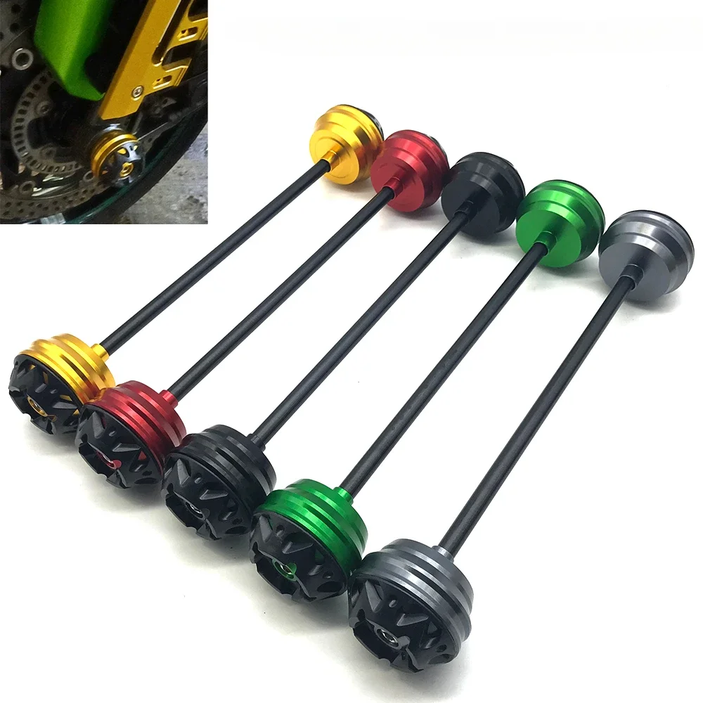 For Kawasaki Z800 Z1000 Z1000R Ninja 1000 SX Z1000SX Motorcycle Front Wheel Axle Fork Crash Slider Swingarm Spools Stand Screw