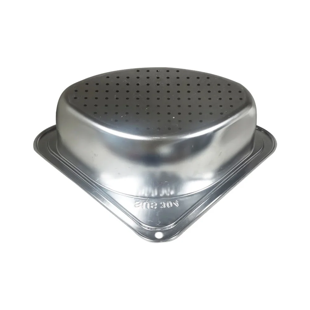 

Stainless Steel Sink Drain Basket Smooth Edges Kitchen Sink Strainer For Cutlery Storage Food Waste Drainage