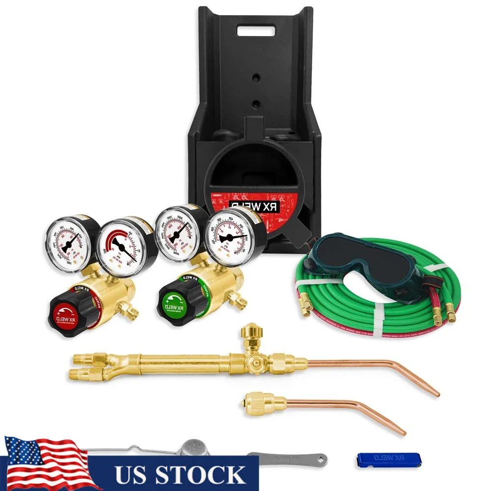 Light Duty Welding Torch Kit with Balanced Design Waterproof Storage All-Brass Handle 5/64