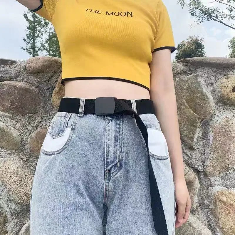 Männer Gürtel Outdoor Casual Leinwand Gürtel Metall Freies Training Taktische Gürtel Mit Hosen Jeans Gürtel Sport Gürtel Für Männer frauen – Detail 1