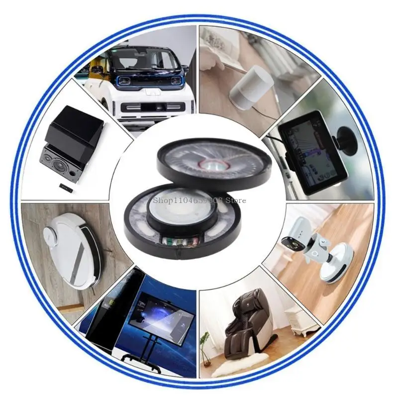 2pcs Black 50 мм динамика для наушников.