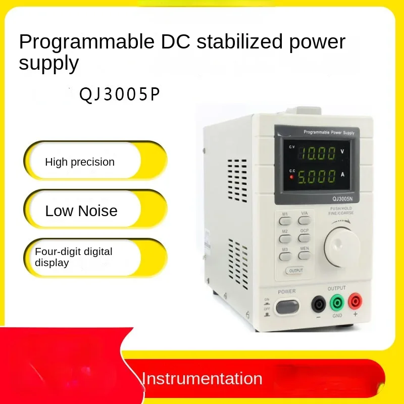 

Qj3005p High Precision Four Digit Display Program-Controlled Digital Display Adjustable DC Stabilized Power Supply