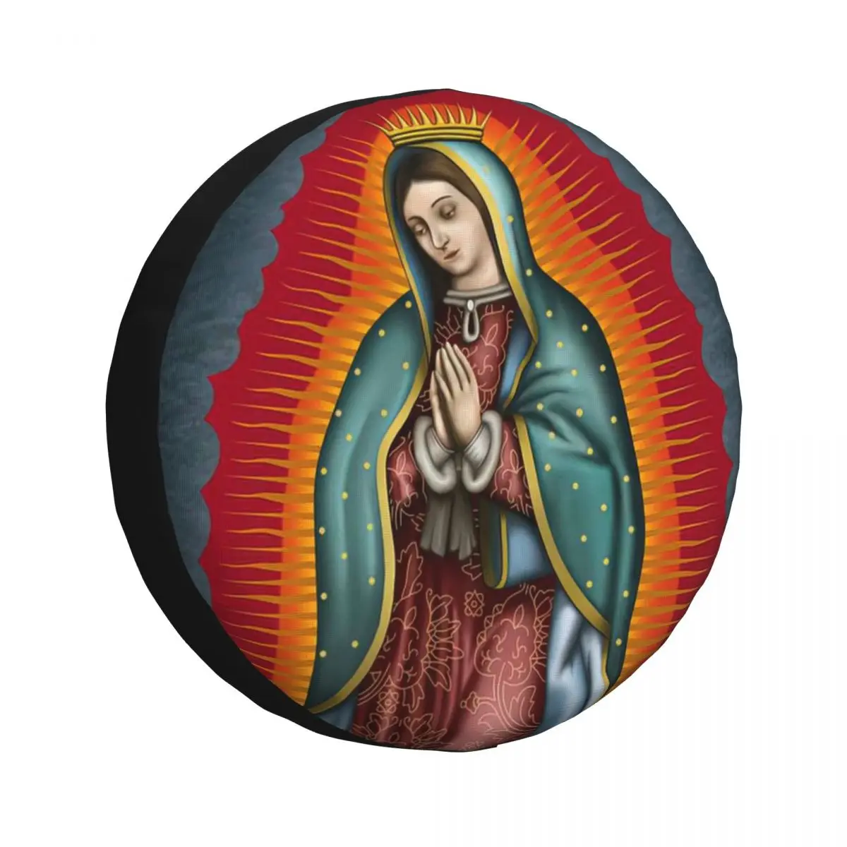 Virgin Mary Tire Cover Wheel Protectors Weatherproof Universal for Jeep Trailer RV SUV Truck Camper Travel Trailer