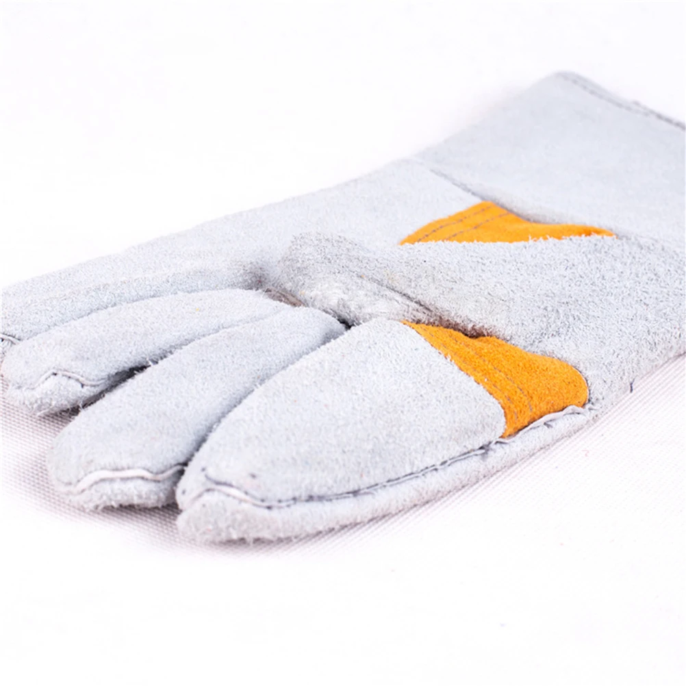 

1pcs 1 Pair Wear-Resistant Welding Gloves Super Durable Safety Protective Gear For Diy Auto Repair Home Improvement Gardening