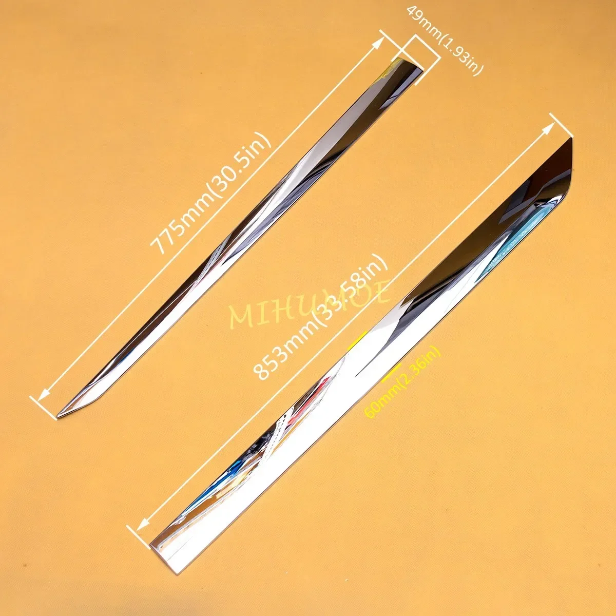 لتويوتا سيينا 2021 2022 2023 2024 تصفيف السيارة كروم باب الجسم صب غطاء شرائط الكسوة اكسسوارات #5