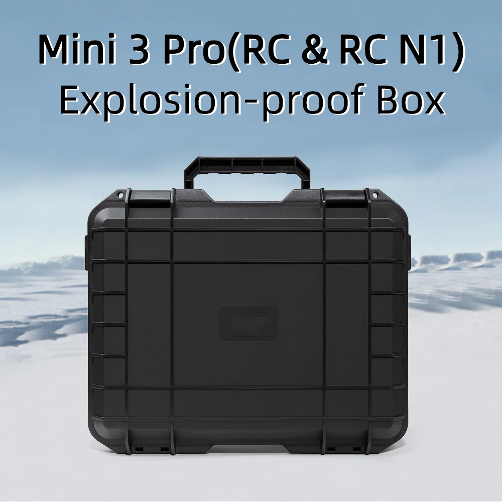 Caja a prueba de explosiones para DJI Mini 3 Pro, estuche de almacenamiento rígido RC y RCN1, bolsa portátil, maleta para DJI Mini 3 Pro, caja de accesorios