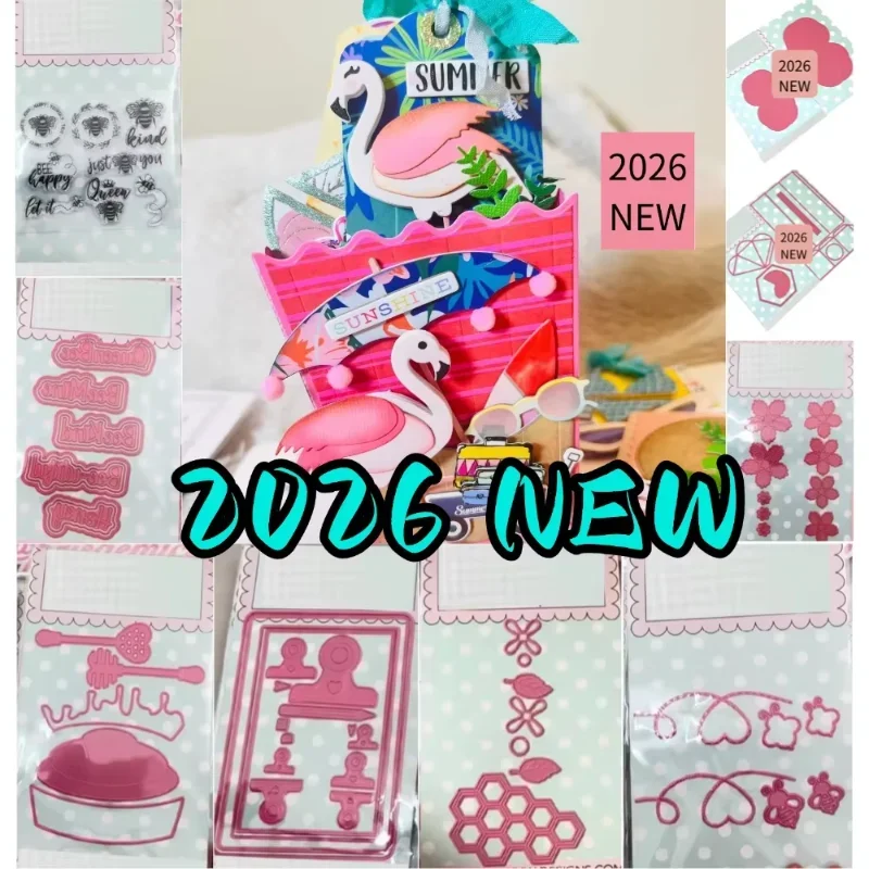 Valentine Harp Memorydex Stempel Stanzformen Scrapbook Tagebuch Dekoration Schablone Prägevorlage DIY Grußkarte Handgemacht 2026 Neu