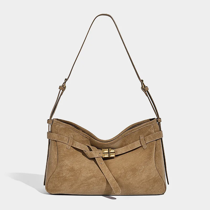 

Роскошная сумка большой емкости в стиле ретро, женская сумка в уличном стиле, модная тенденция, осенне-зимняя сумка через плечо, кошельки