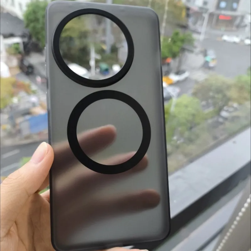 

Магнитный гибридный чехол из ТПУ + ПК для OnePlus 13 13R 13T 13S Ace 5, роскошный противоударный матовый прозрачный чехол