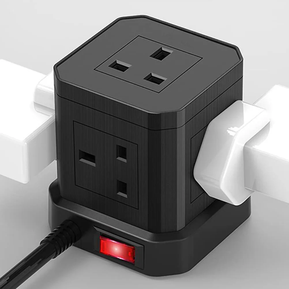 

2 м USB мультирозетка удлинитель черный плоский удлинитель для путешествий и дома удлинитель бытовой порт для зарядки