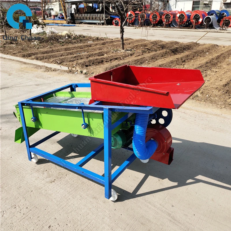 Machine de criblage d'épluchage de maïs, élimination des impuretés de grain, vibration, Mars