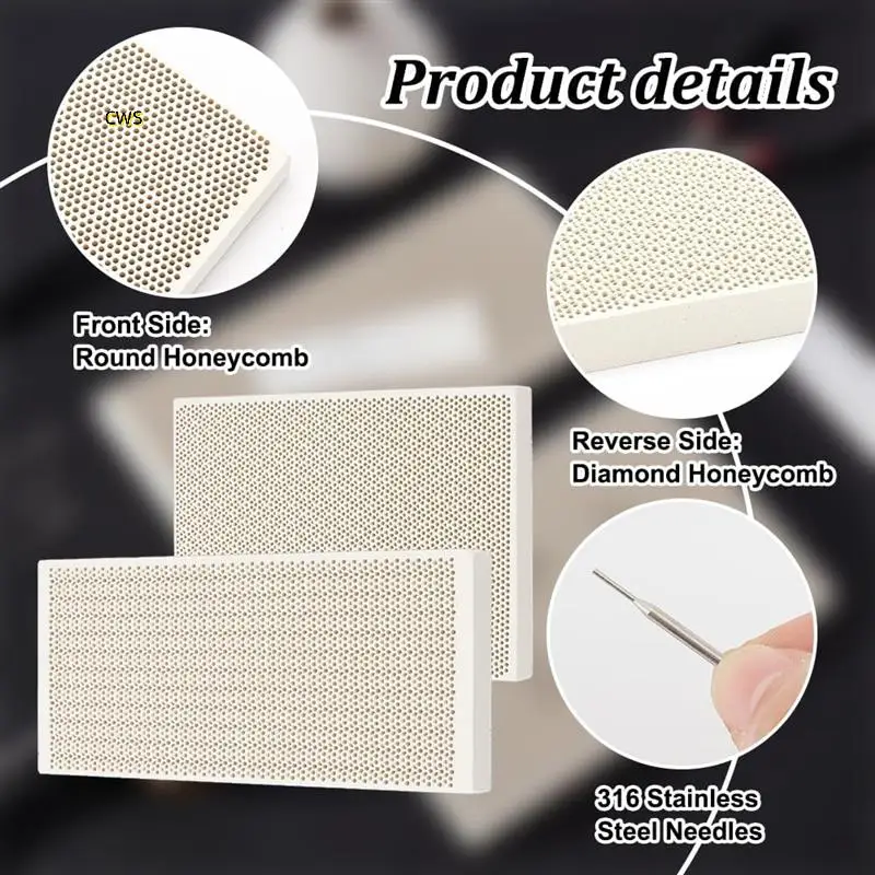 Honeycomb  Welding Plate Rectangular Welding Honeycomb Panel Jewelry Making Tool Set Jewelry Welding