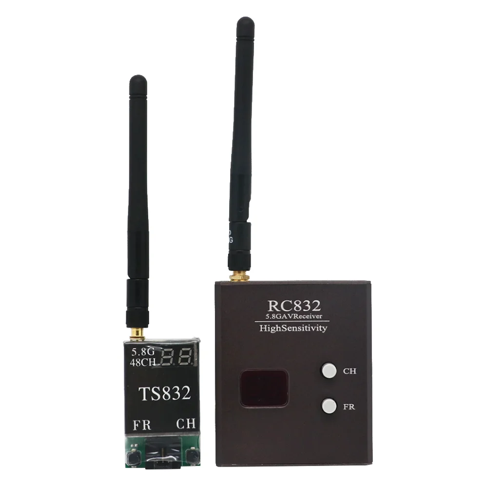 TS832 Transmitter & RC832 Receiver 48CH 5.8G 600mw 5km Wireless Audio Video Transmission For FPV Multicopter Aircraft Quadcopter