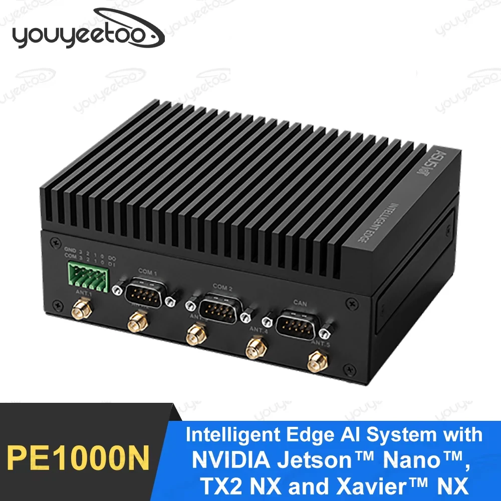 

ASUS PE1000N AI Edge Computer, TX2 NX and Xavier NX AI Module, Optional NVIDIA Jetson Nano Built-in WIFI BT Ubuntu Desktop OS