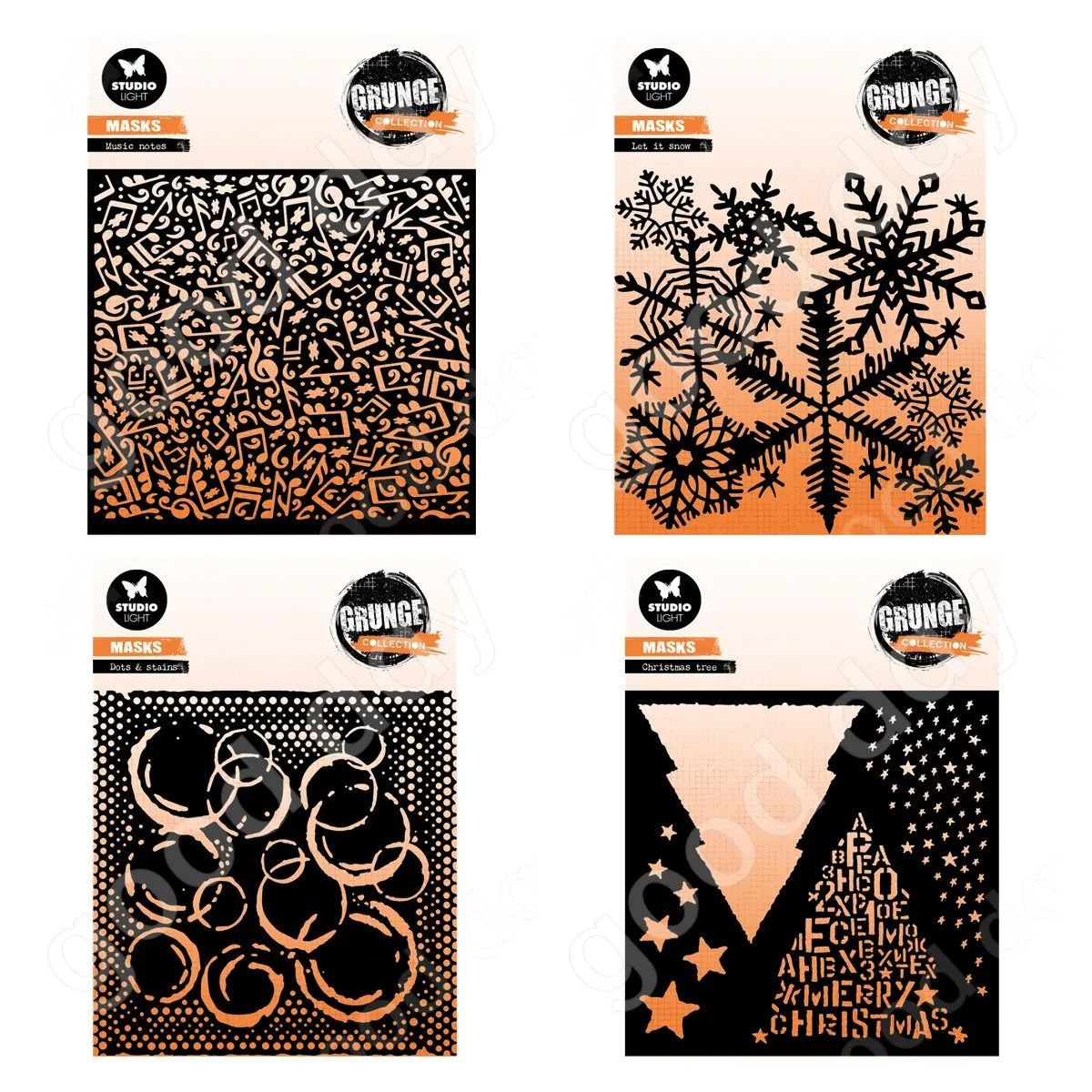 Christmas Music Notes Snow Layered Production Stencil Scrapbook Diary Decoration Embossing Template Diy Greeting Card Handmade