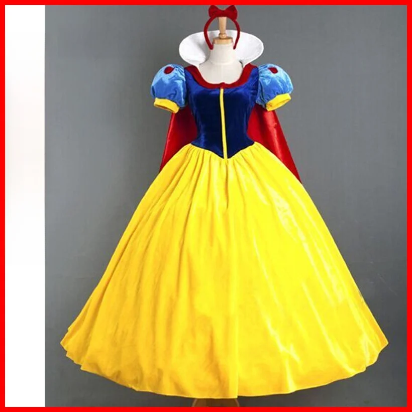 

Adult Halloween Cosplay White Snow Princess Costume Skirt Makeup Ball Christmas Performance Women's Fashion Traditional Ethni...