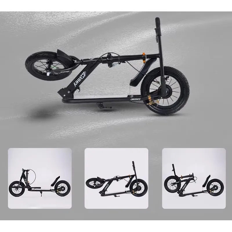 Kick Scooter for Children, 12 Inch Air-Filled Tires Wheels, With Brake For Kids