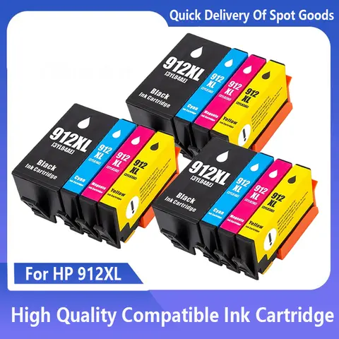 Compatibile Per hp 912xl 912 cartuccia d'inchiostro compatibile per hp OfficeJet Pro 8020 8022 8023 8024 8025 8026 8028 8035 stampante