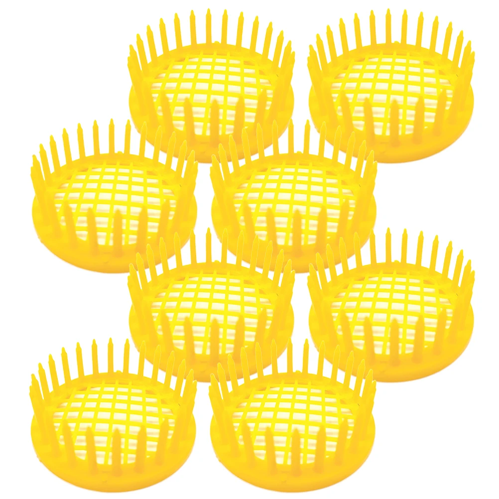 

10 Cages Rearing Cups Plastic Breeding Cell Equipment Safe Storage Supplies Beekeeping Tools Gardening Accessories