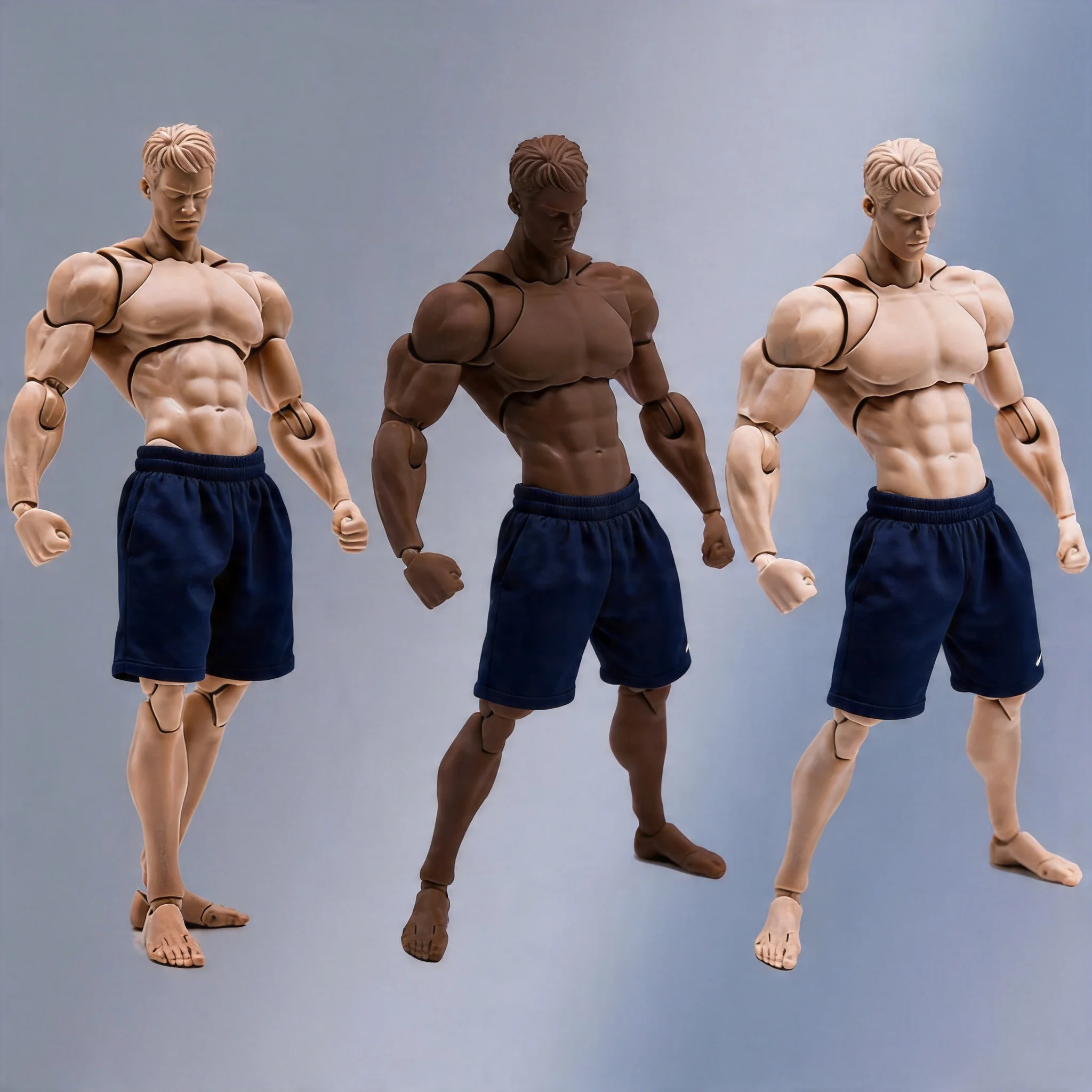 

Wind Toys 1/12 Male Muscle Strong Joint Body Super Flexible 16cm Man Action Figure Doll Model with Head Sculpt 7Pair Hands