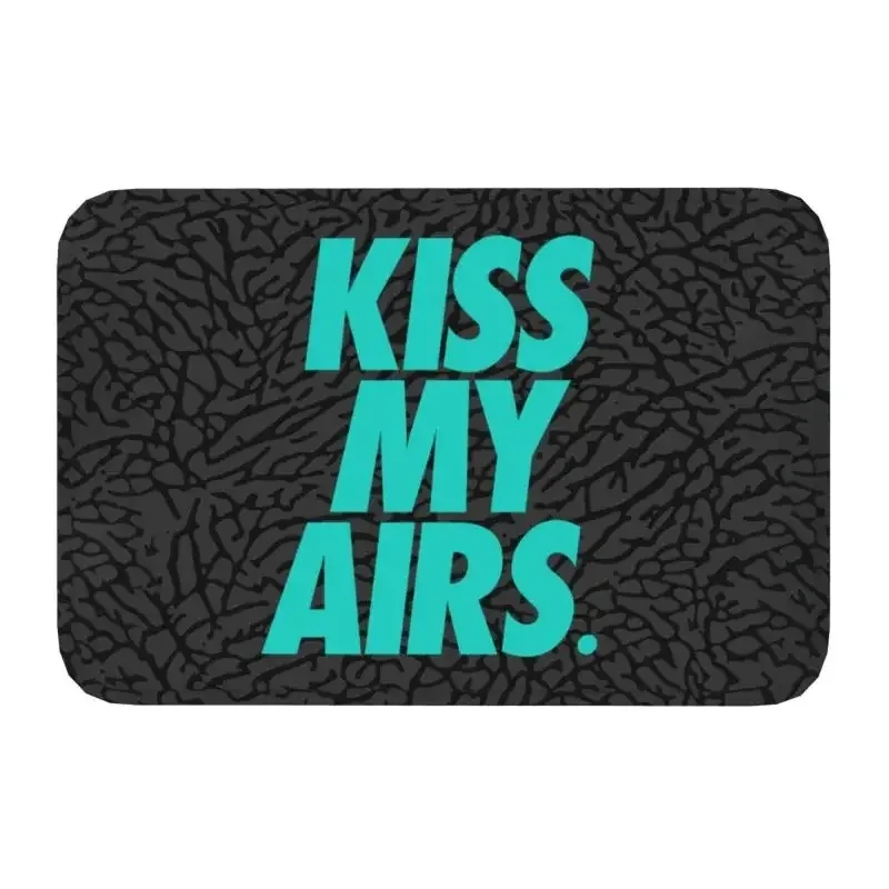 Kiss My Airs Entrance Door Mat Non-Slip Home Decoration Bedroom Bathroom Floor Carpet Living Room Kitchen Rugs Welcome Doormats