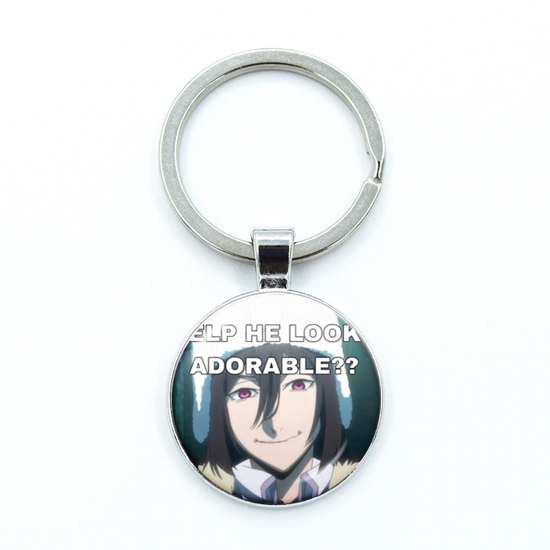 Anime Bungo Stray Dogs Fyodor Fan Art colgante de cristal llavero joyería encanto bolsa recuerdo llavero