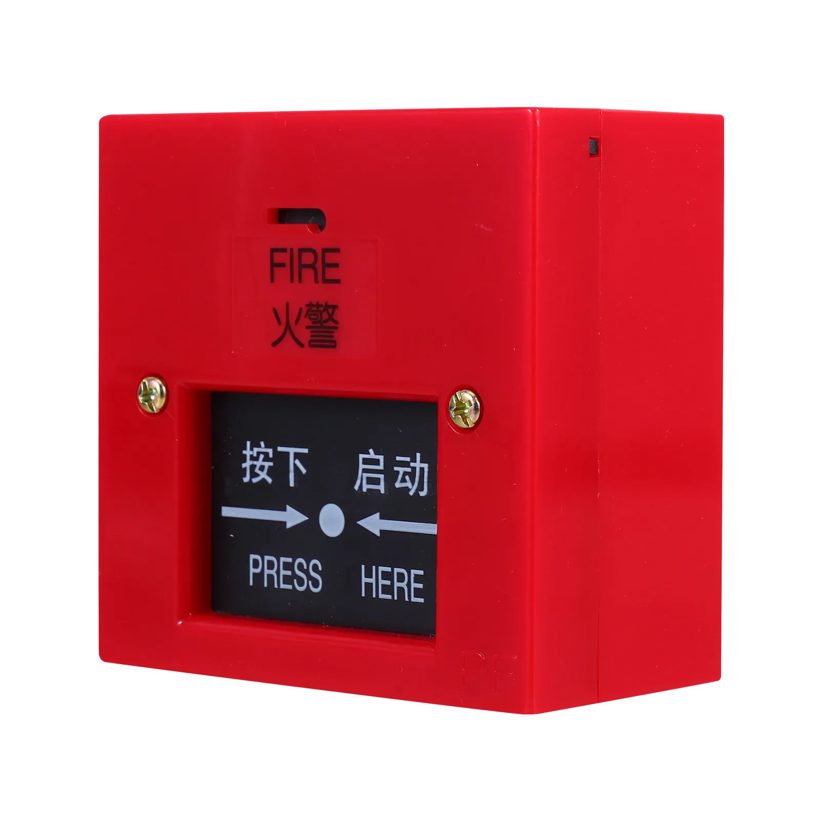 

Resettable Manual Call Point Fire Alarm Button Bright Color Easy Operation Emergency Alarm Switch Quick Response for Traditional