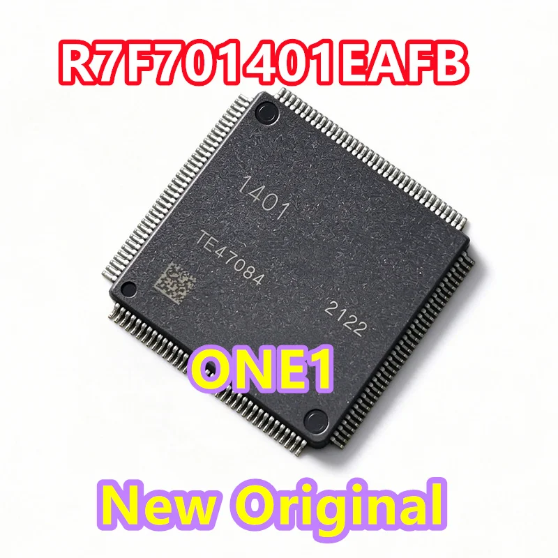 New Original R7F701401EAFB, silk-screened with 1401, LQFP-144, Auto Computer Board CPU Chip,