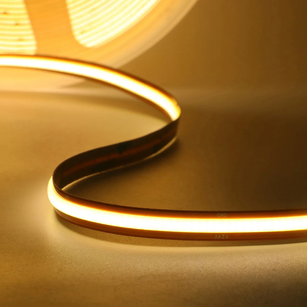 12V 24V 5m 10m 20m COB LED Strip Light Free Cut 720 528 LEDs Flexible Tape Bright Linear Lighting 3000K 4000K 6000K 1m 2m 0.5m