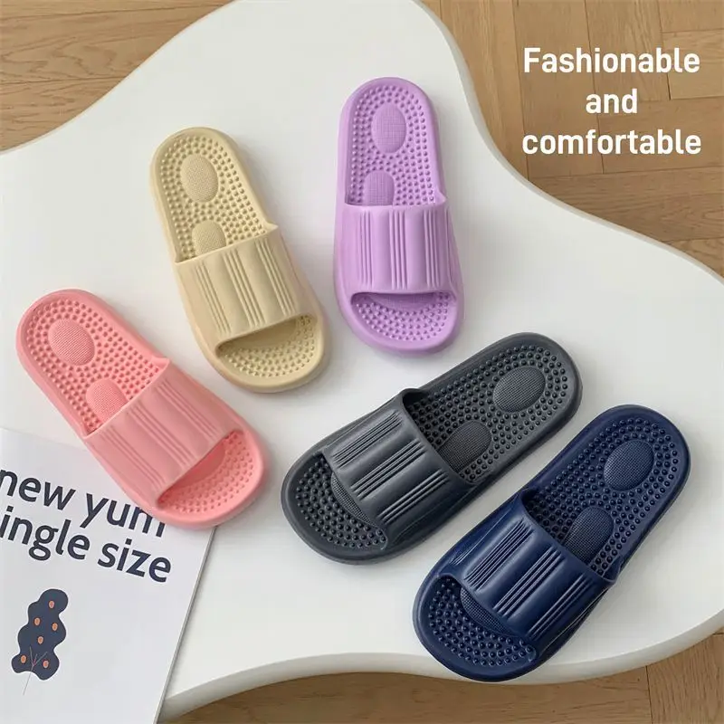 Comfortable Indoor Massage Slippers Women Lightweight Eva Soft Sole Home Slides Woman Summer Outdoor Non Slip Beach Flip Flops view 6