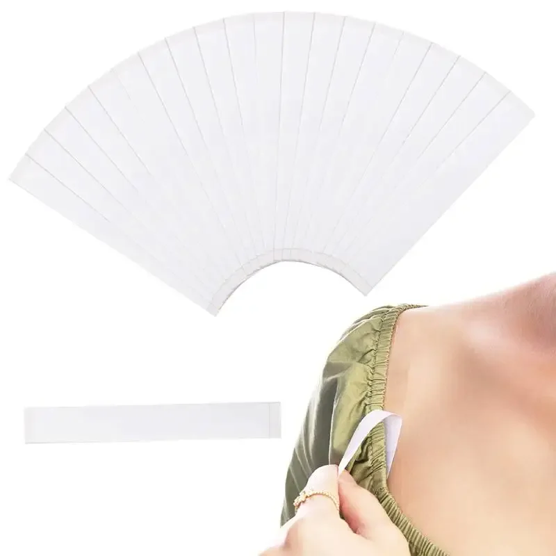 fashion tape for wedding dress Amazon.com: Fearless Tape Clear - Double Sided Fashion Tape Delicate Fabrics (50 Strips) | Transparent Body Tape Clothing