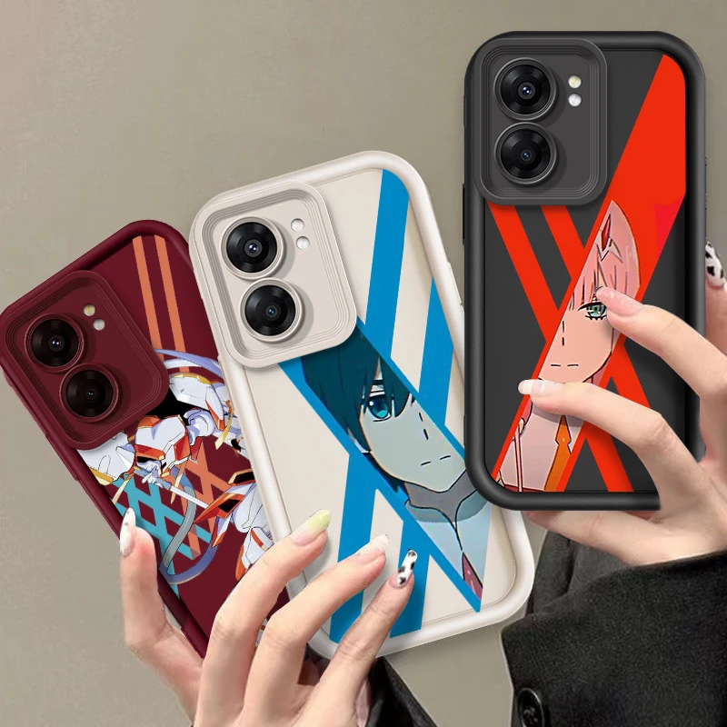 D-Darling In The Franxx Art Anime Eye Ladder For OPPO Find X5 X3 A58 A57 A55 A53 A54 A92 A74 A78 A98 A16 A94 A76 A72 5G Cover