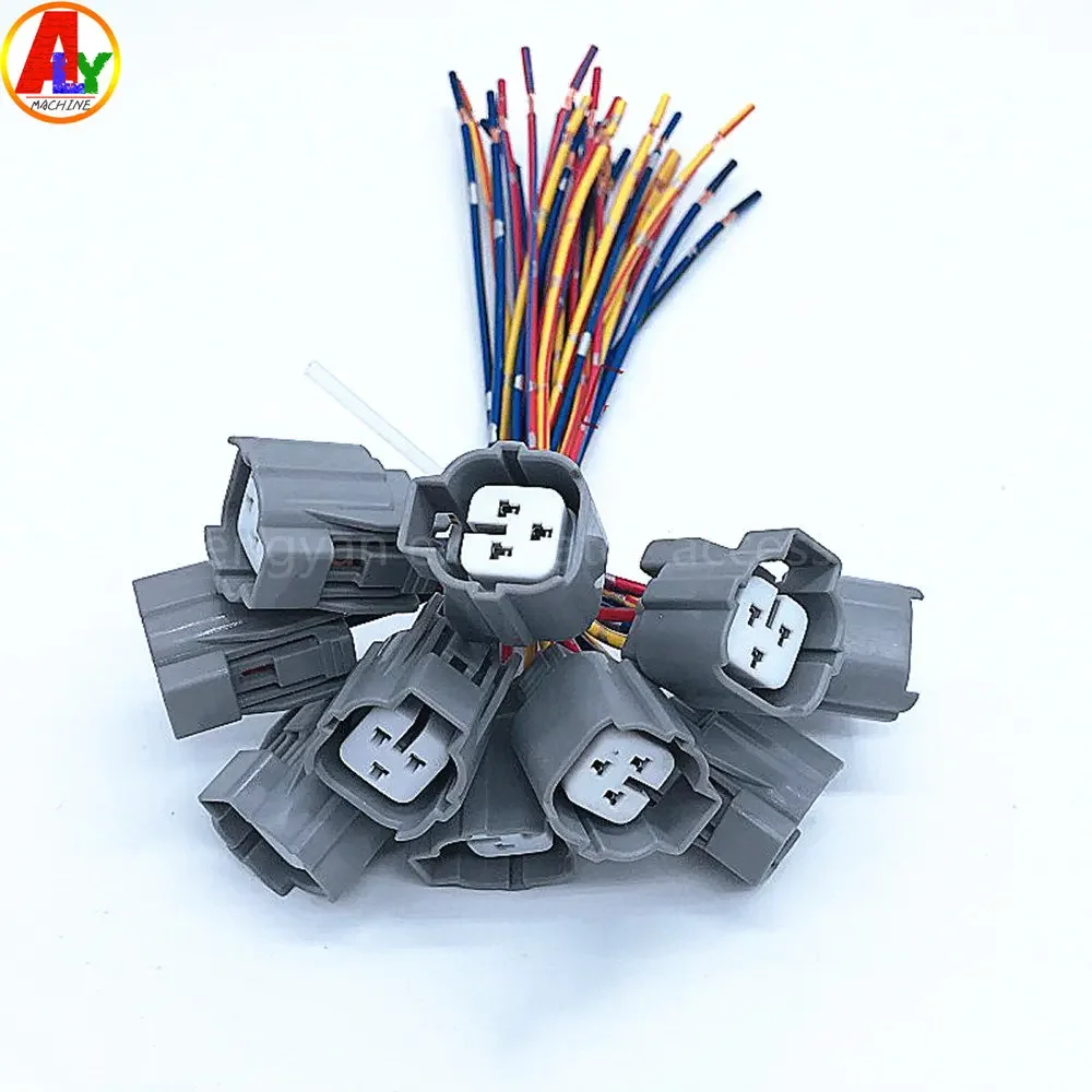 5pcs Doosan Daewoo DH60 150 220-5-225-7 Hydraulic Pump HP Sensor Plug Male/female Lug Wire Head Digger Excavator Parts