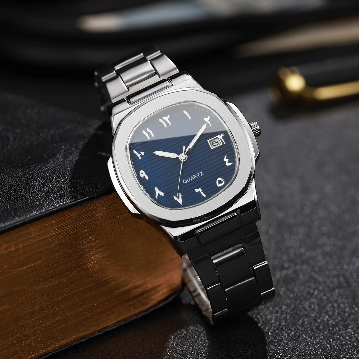 2개 세트 남성용 비즈니스 시계 세트, 패션 사각 다이 - Luxury Watch Under 20000 리뷰 및 가격