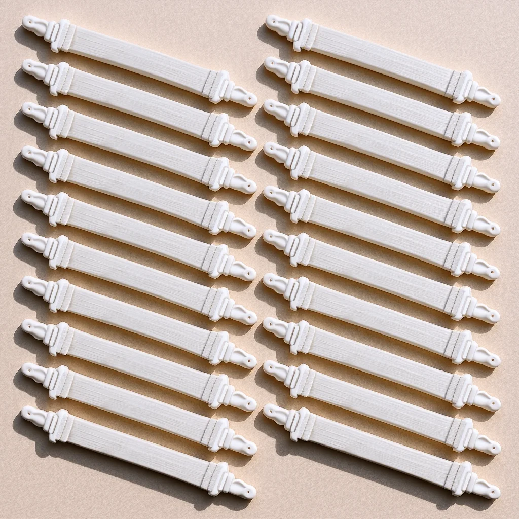

20pcs Bed Fasteners Heavy Duty Sheet Straps Mattress Clips Fitted Sheet Holders Bed Suspenders Stay In Place For Bedding Storage